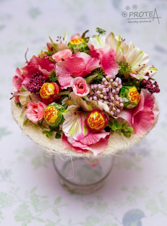 Cukríková kytica DETSKÁ vzor 2714